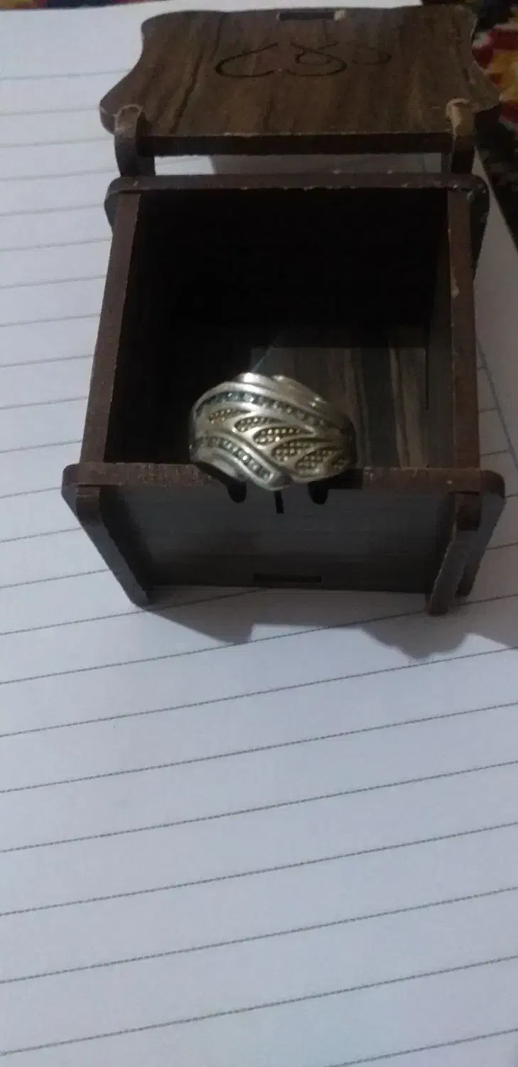 انگشتر نقره زنانه   دو رنگ|جواهرات|ارومیه, |دیوار