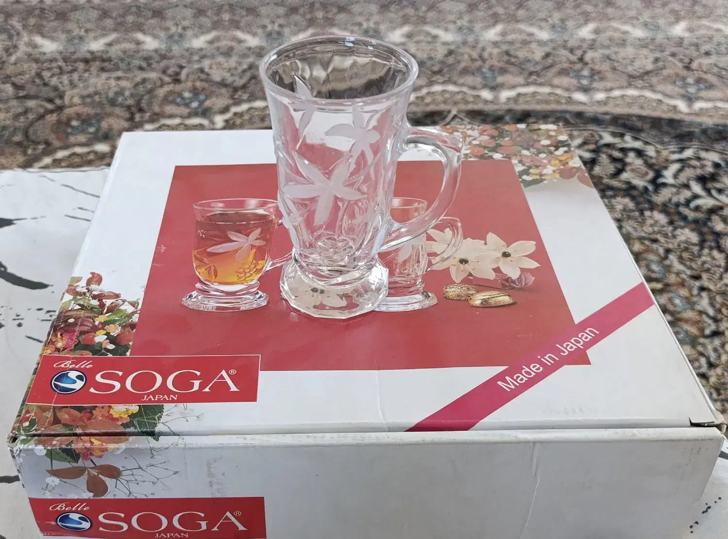 استکان سوگای ژاپن اصلی 6 دست|ظروف سرو و پذیرایی|قم, هنرستان|دیوار