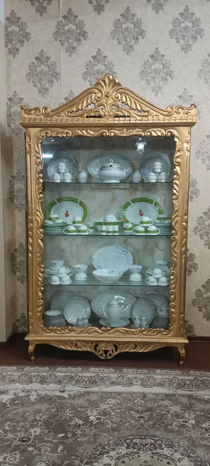 گنجه منبتکاری|بوفه، ویترین، کنسول|مشهد, طلاب|دیوار