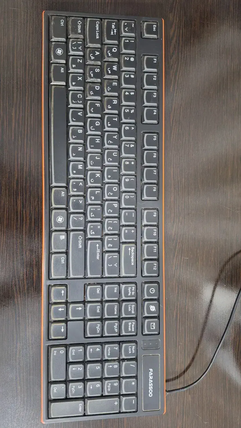 کیبورد کامپیوتر برند فراسو کی بورد farassoo|قطعات و لوازم جانبی رایانه|ری, شهرری|دیوار