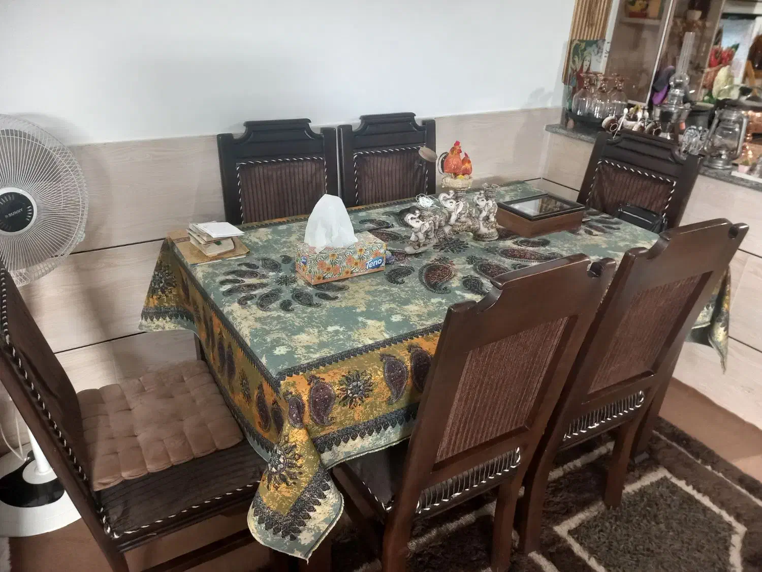 میز نهار خوری|میز و صندلی غذاخوری|شاهرود, |دیوار