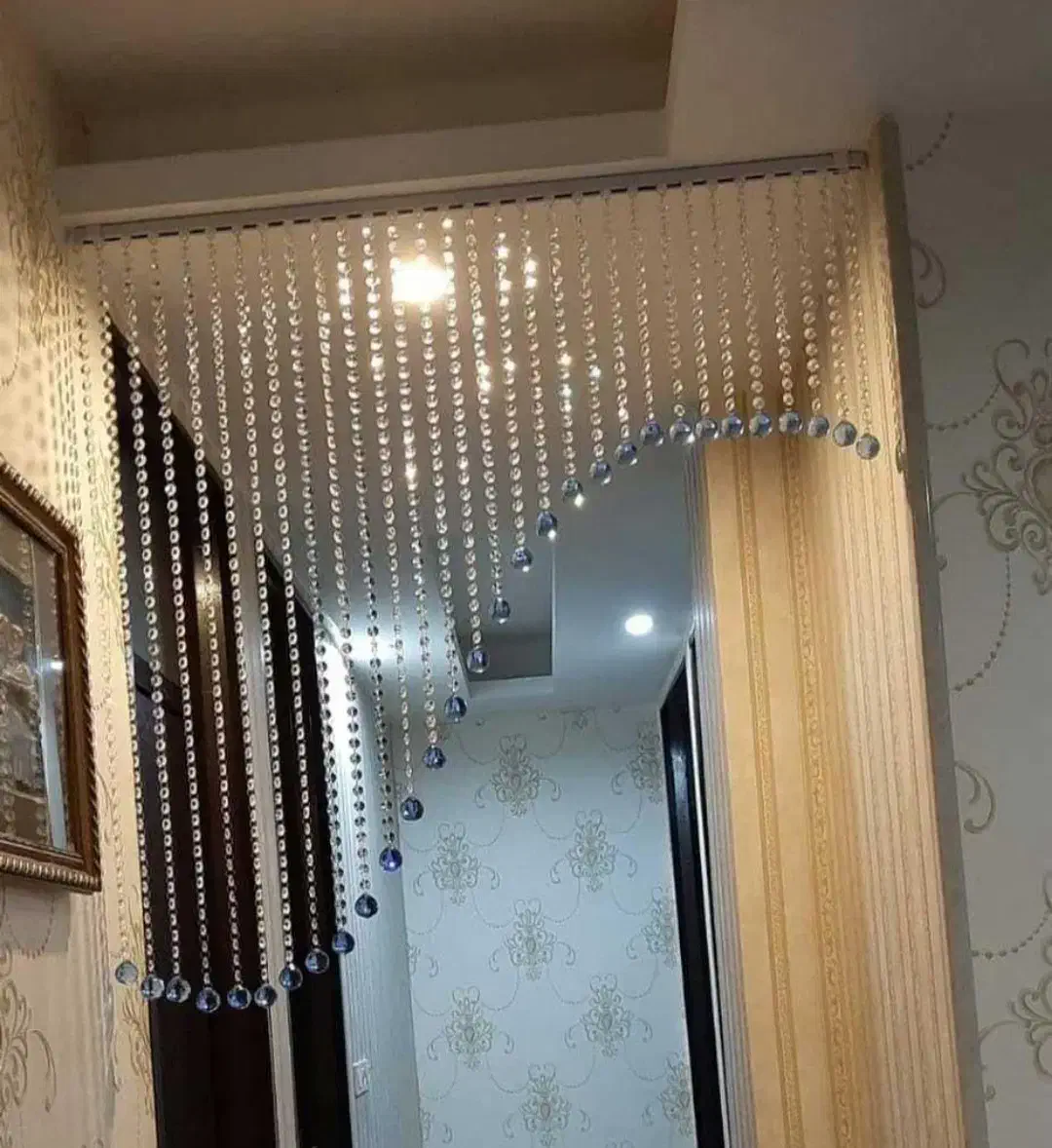 شیشه ای کریستالی|لوستر و چراغ آویز|تبریز, |دیوار