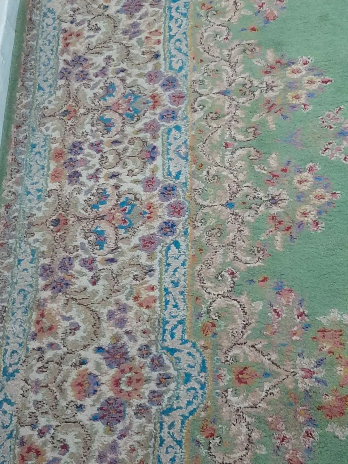 قالی دست بافت امریکایی|فرش|کرمان, |دیوار