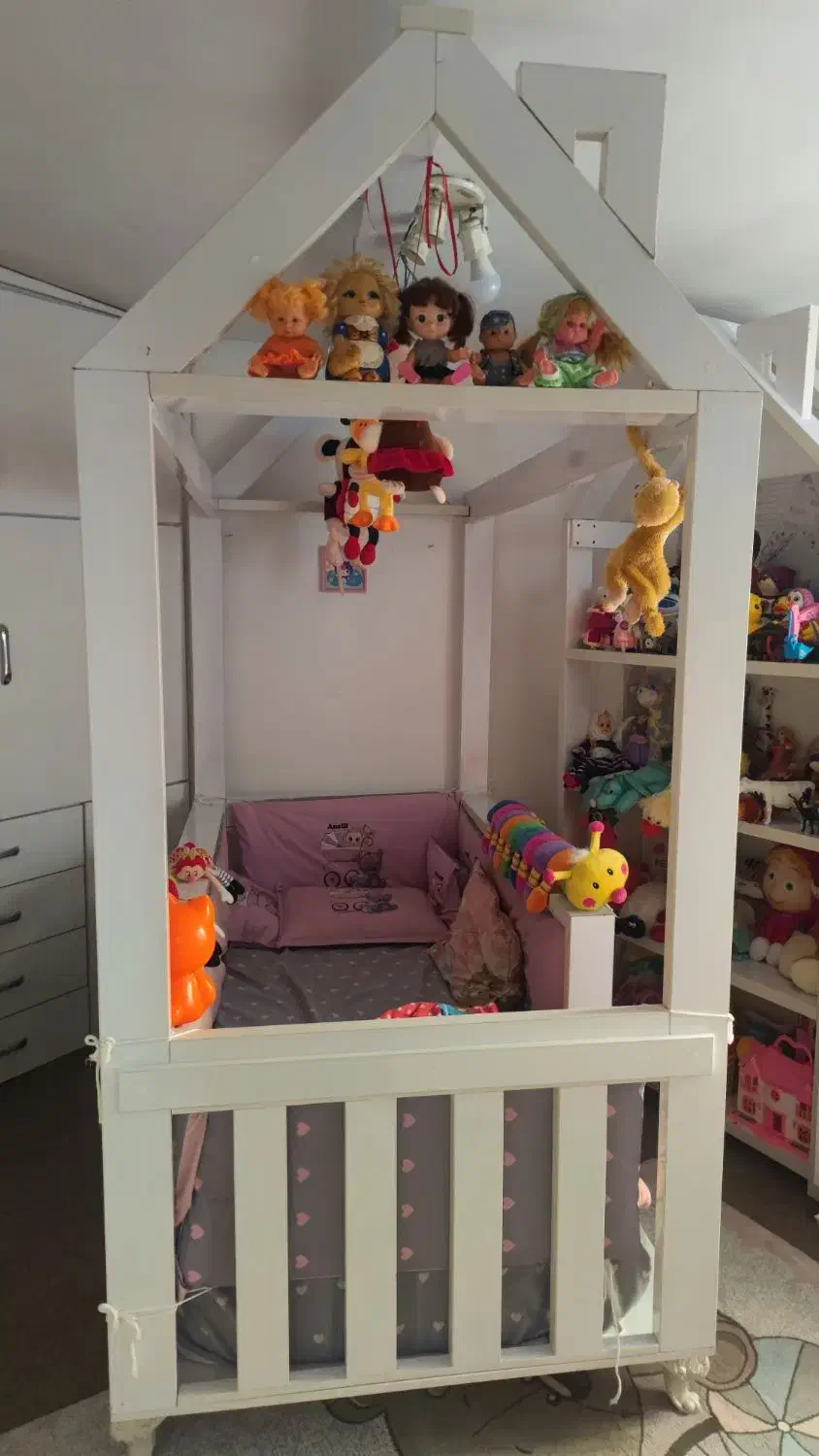 تخت خواب کودک نوجوان نو|تخت و سرویس خواب|کیاشهر, |دیوار