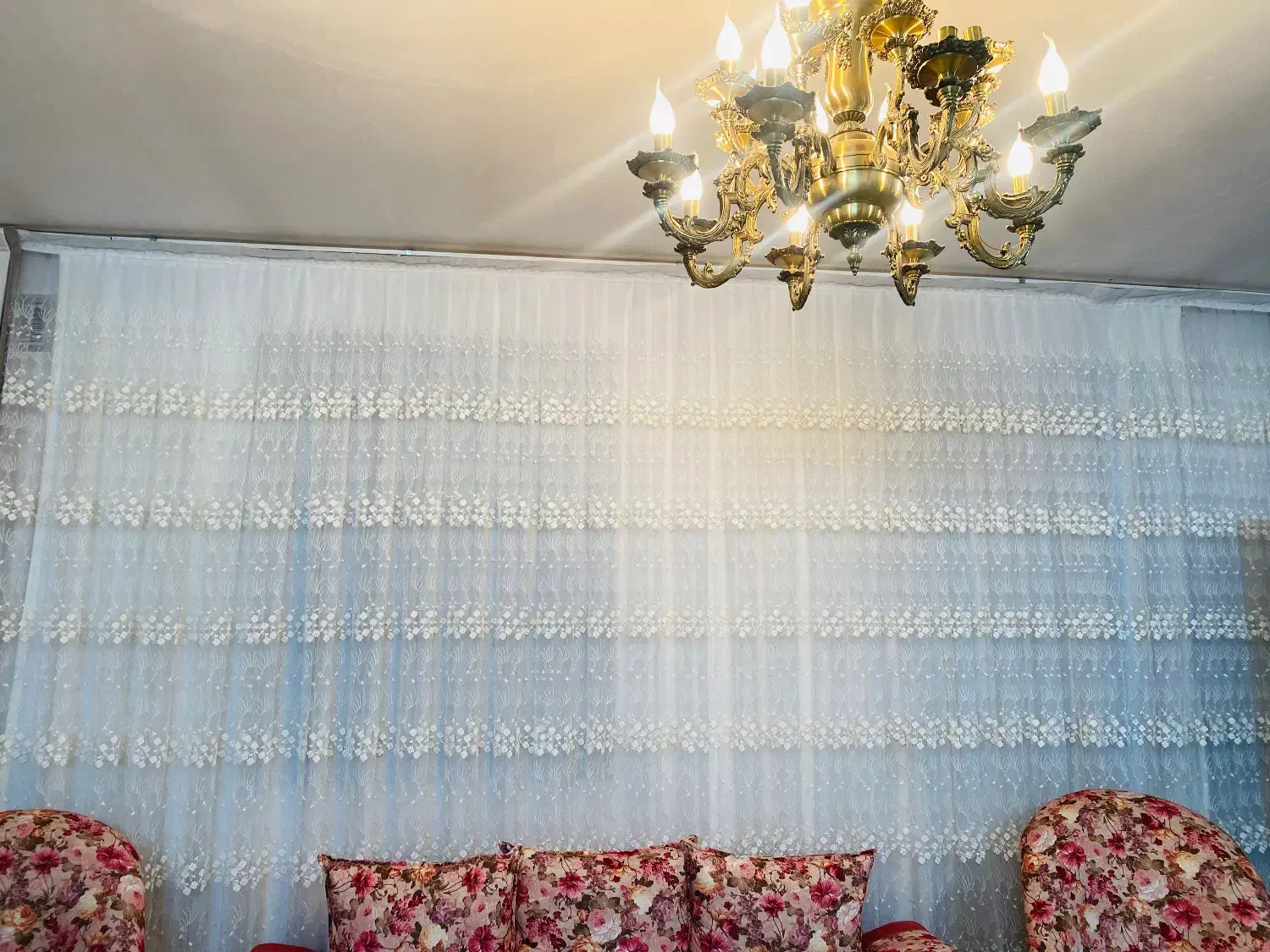 پرده تور ترک|پرده، رانر، رومیزی|ملارد, |دیوار