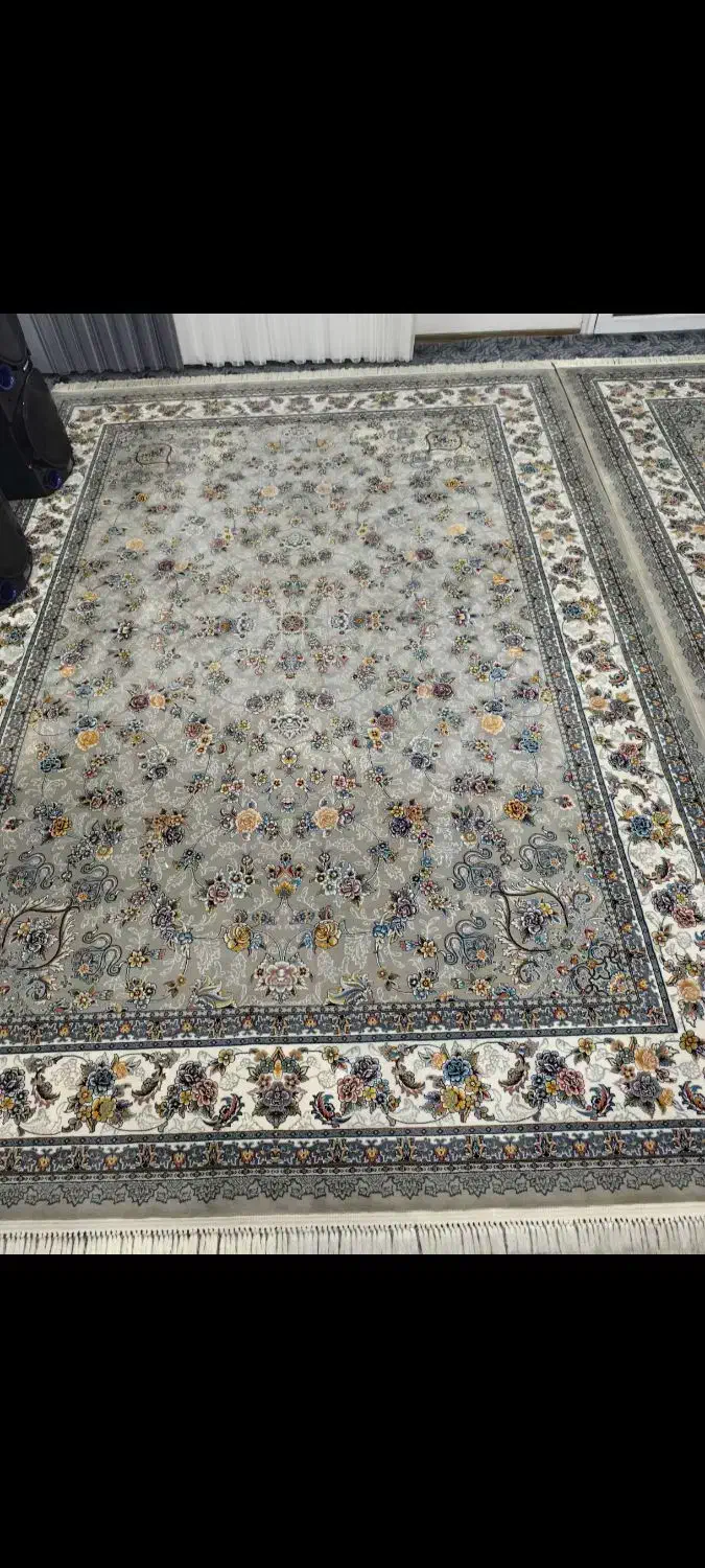 فروش یک جفت فرش ۹متردرحدنو|فرش|کاشان, فین بزرگ|دیوار