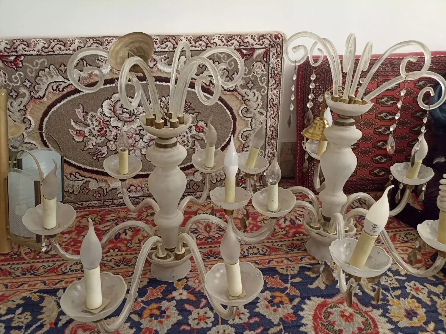 لوستر کریستال|لوستر و چراغ آویز|قم, نیروگاه|دیوار