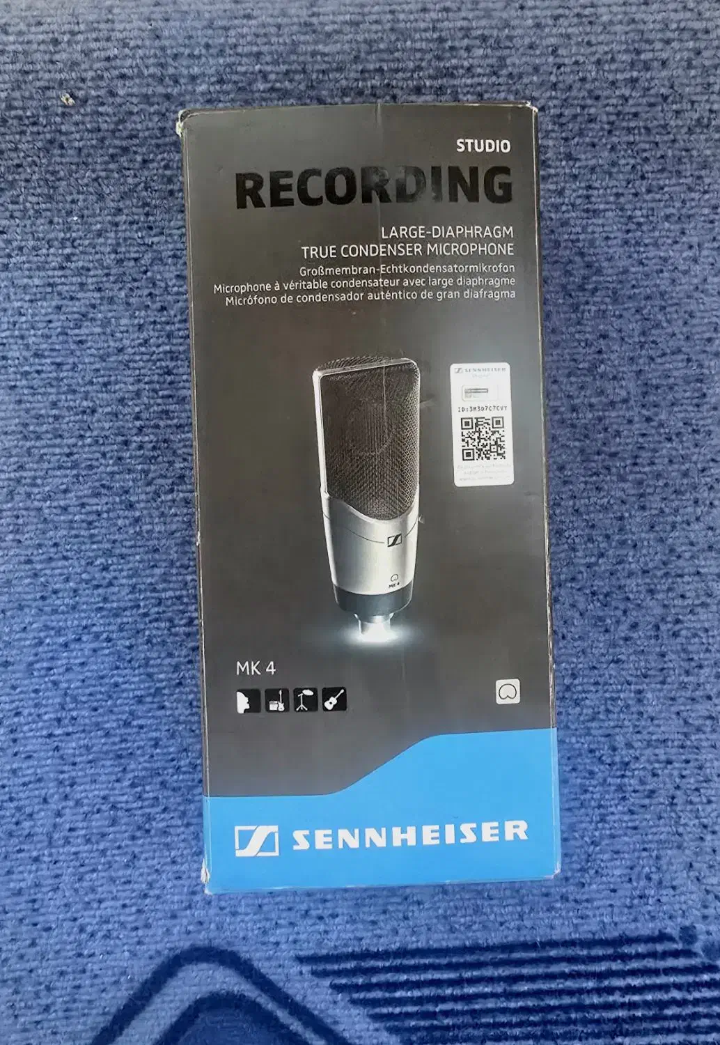 میکروفن کاندنسر حرفه‌ای Senheiser mk4|آلات موسیقی|تهران, صادقیه|دیوار