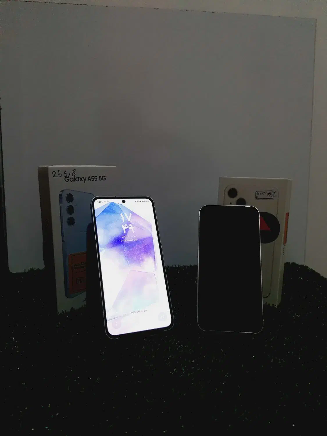 سامسونگ A55 حافظه 256 آیفون 13 دو سیم|موبایل|اراک, |دیوار