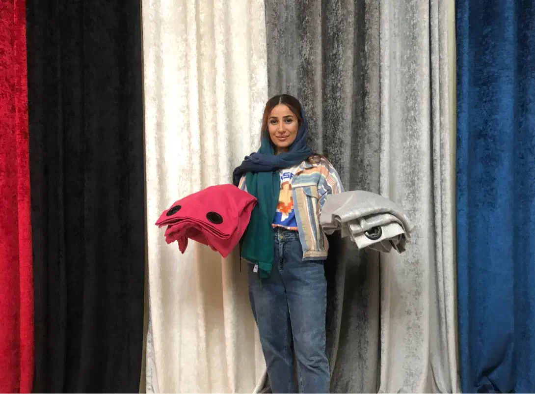 پرده پانچ آماده تحویل|پرده، رانر، رومیزی|تهران, استاد معین|دیوار