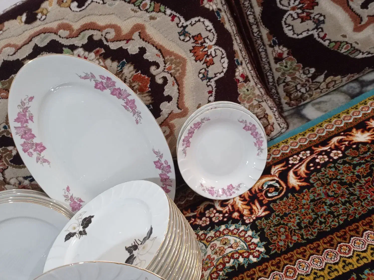 گل نیلوفری(خورشت خوری برنج دیس و...|ظروف سرو و پذیرایی|اراک, |دیوار