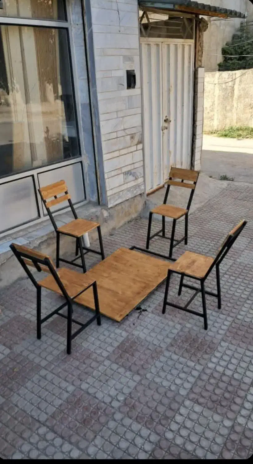 صندلی و میز تاشو باغی|میز و صندلی غذاخوری|بهشهر, |دیوار