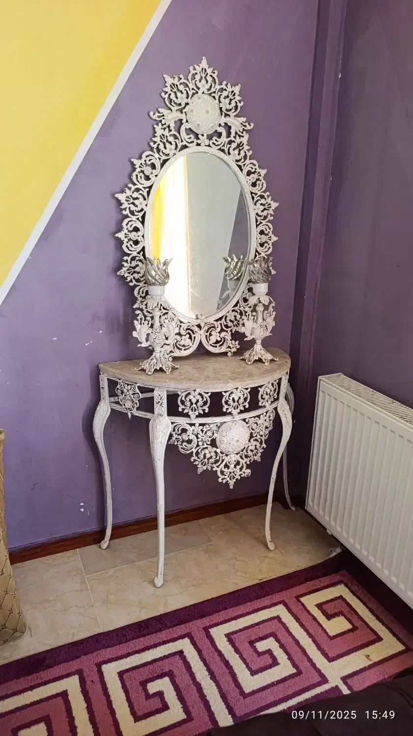 آیینه شمعدان جهیزیه|صنایع دستی و سایر لوازم تزئینی|هشتگرد, شهرک ایران خودرو|دیوار