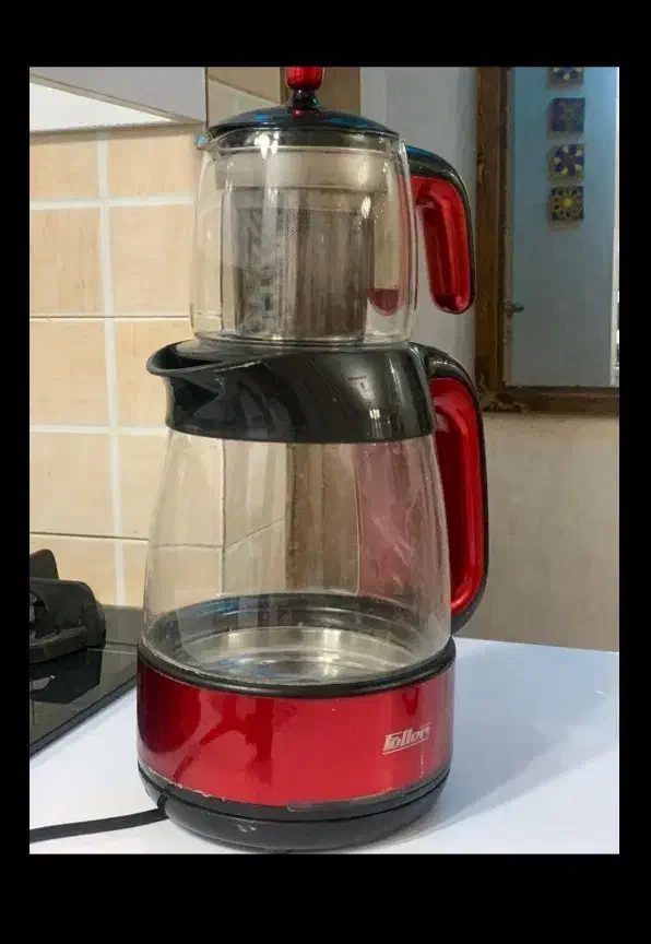 بسیار خوشرنگ چای ساز فلر اصلی|سماور، چایساز، قهوهساز|تهران, هاشمی|دیوار