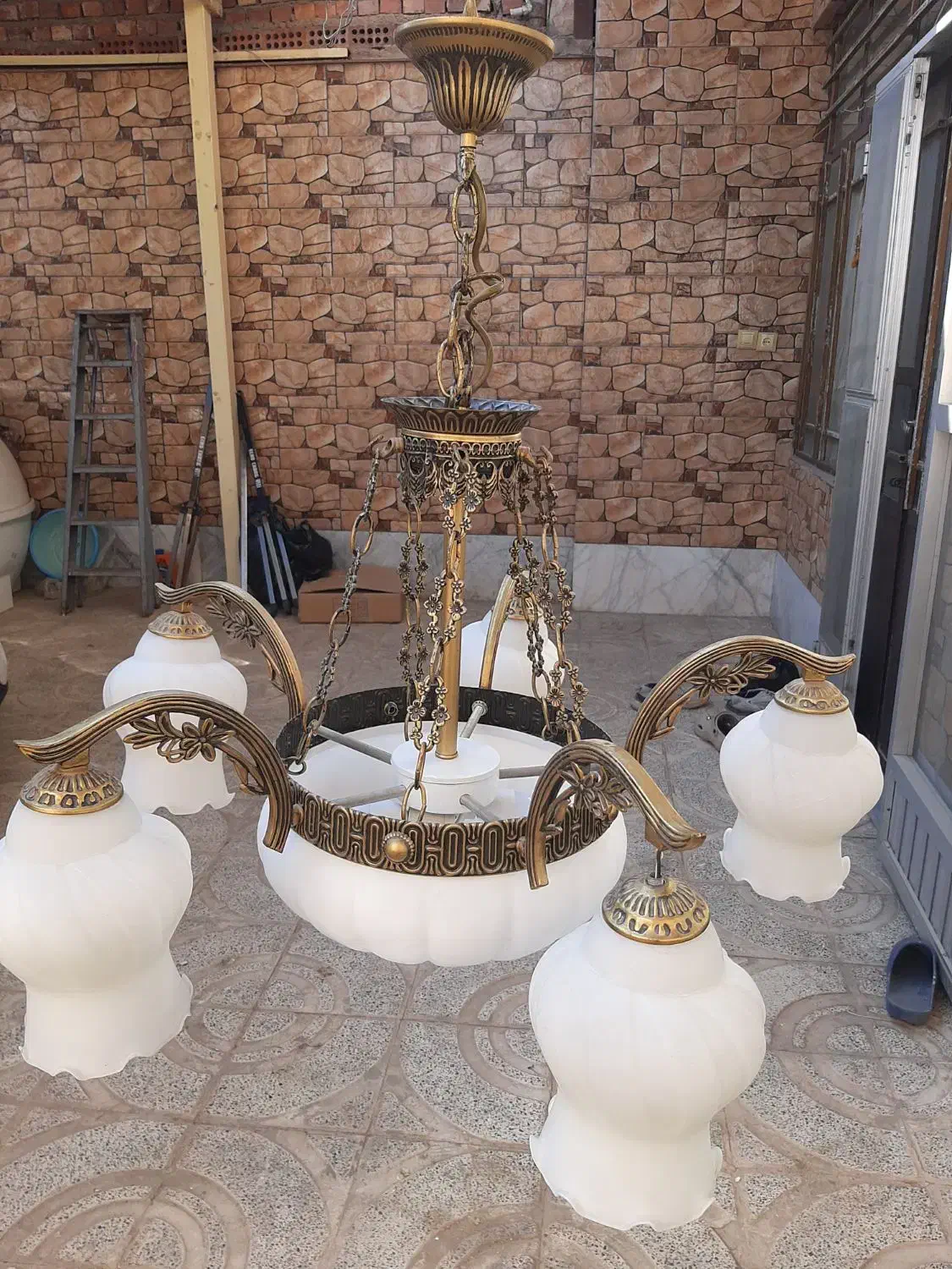 لوستر|لوستر و چراغ آویز|کرمان, |دیوار