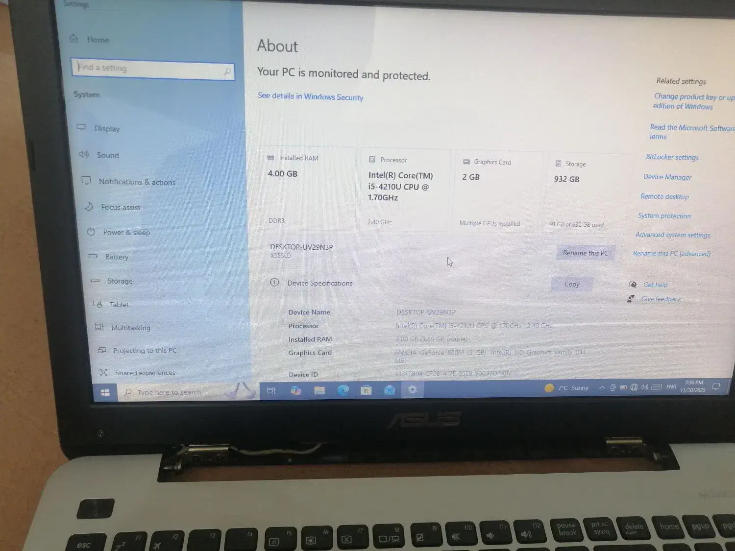 لپتاپ asus k555ld|رایانه همراه|مشهد, پورسینا|دیوار