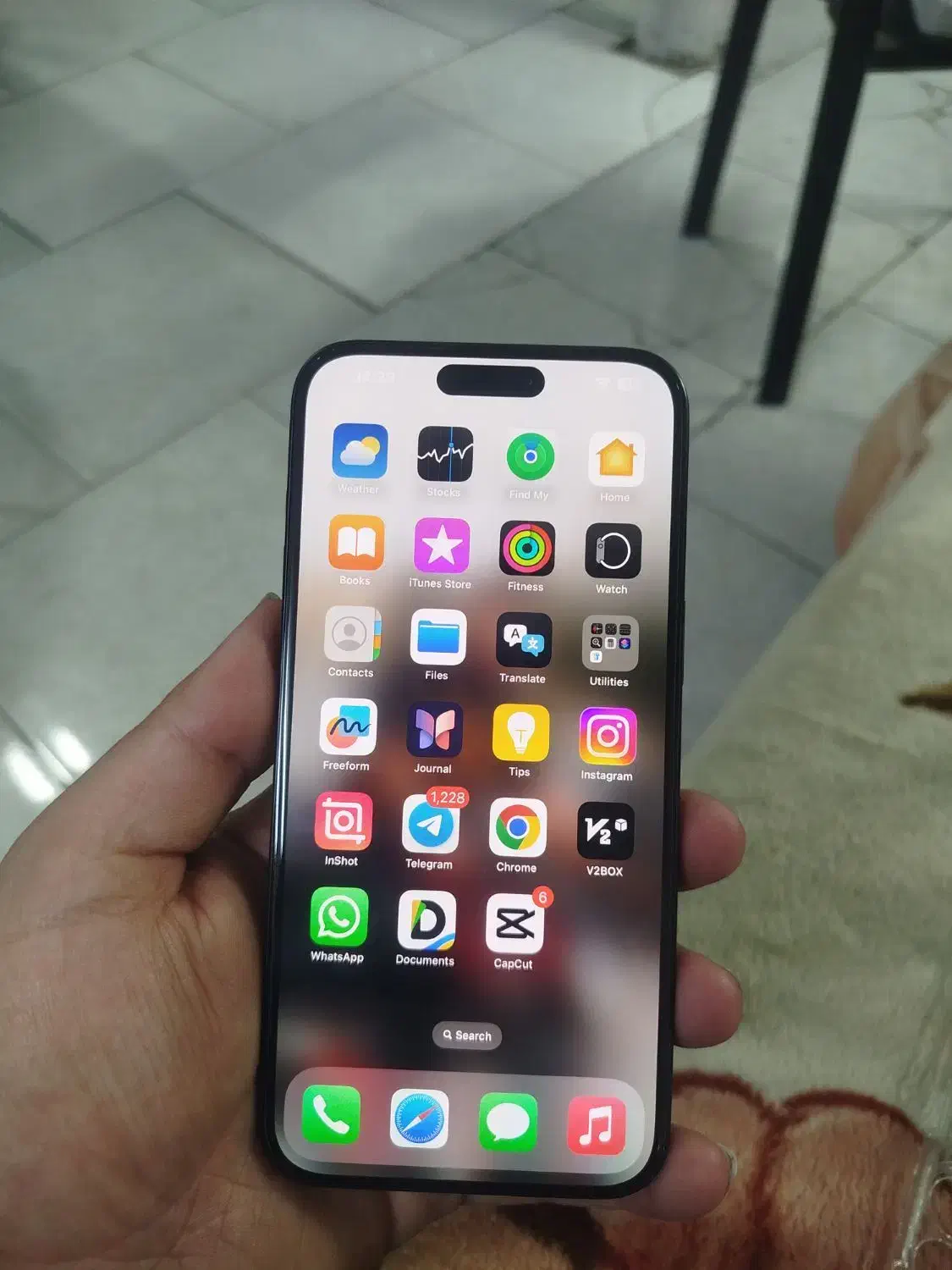 آیفون ۱۵ پرو مگس ۲۵۶ za|موبایل|قم, شاه ابراهیم|دیوار