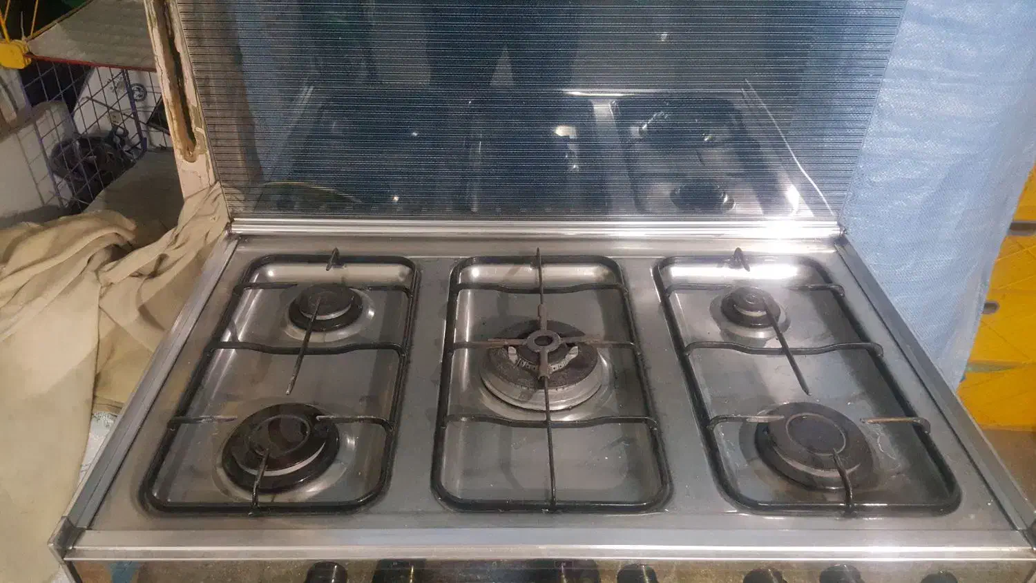 گاز فر دار پنج شوله|اجاق گاز و لوازم برقی پختوپز|تهران, دولاب|دیوار