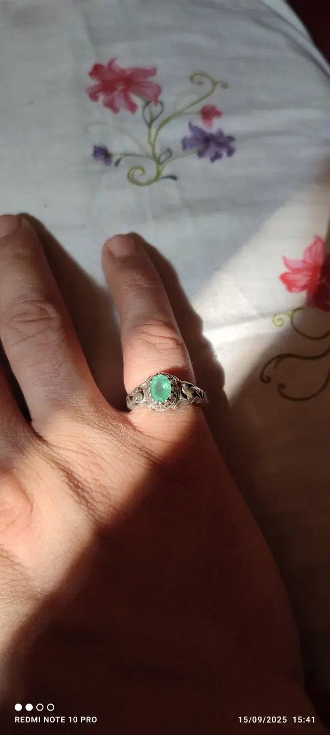 انگشترزمرد(اصل)|جواهرات|کرمانشاه, |دیوار