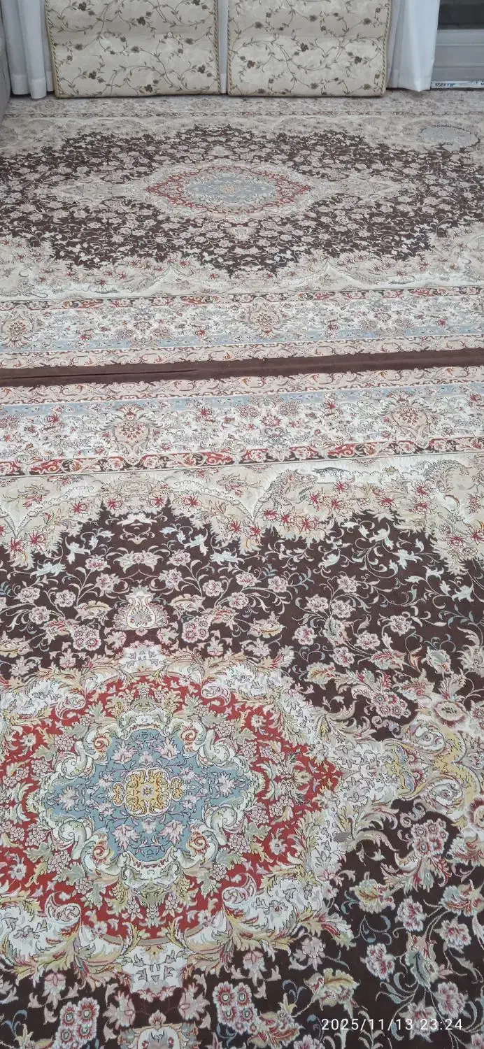 یک جفت فرش ۱۲ متری سالم|فرش|اصفهان, گرکان|دیوار