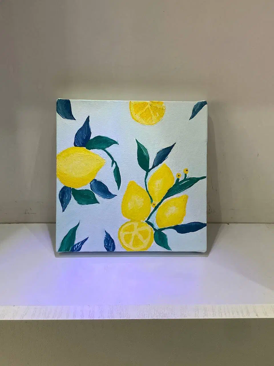 رنگ روغن طرح لیمو|تابلو، نقاشی، عکس|شهریار, شهرک شاهد|دیوار