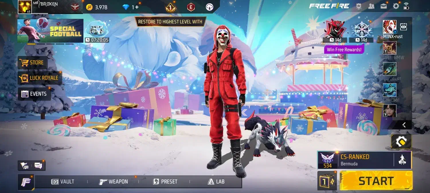 فریفایر|کنسول، بازی ویدئویی و آنلاین|کوهدشت, |دیوار