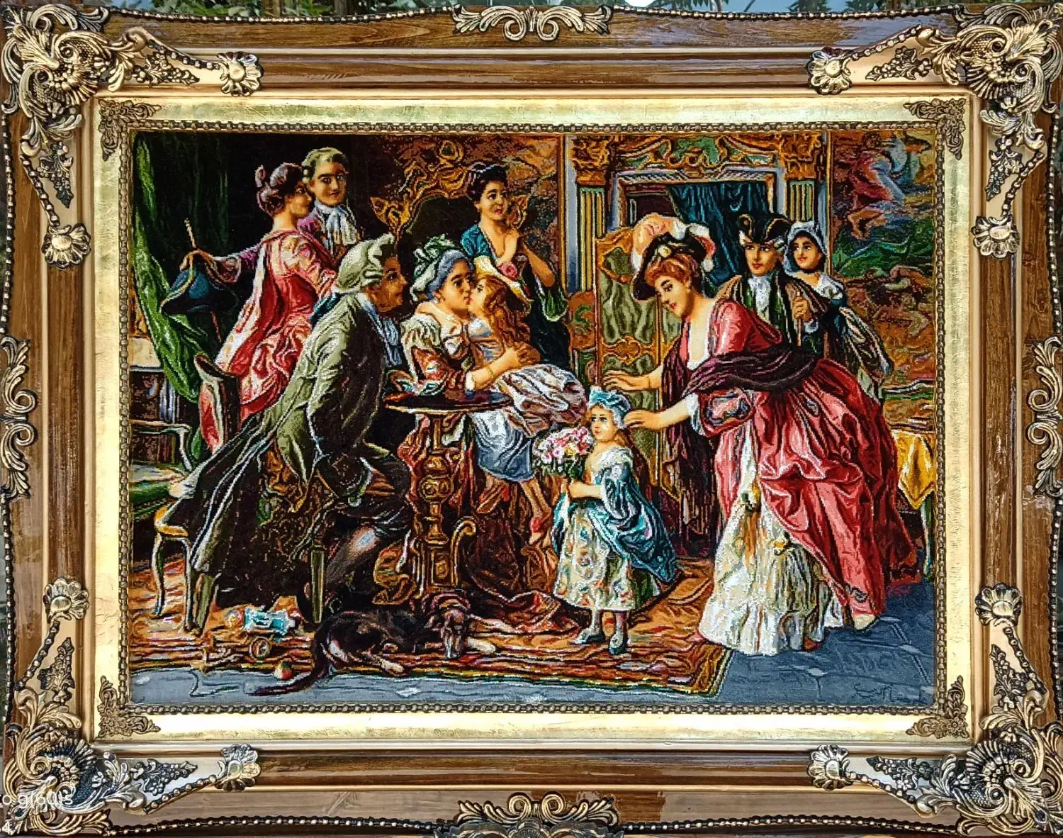 انواع تابلو فرش دستبافت|تابلو فرش|ارومیه, |دیوار