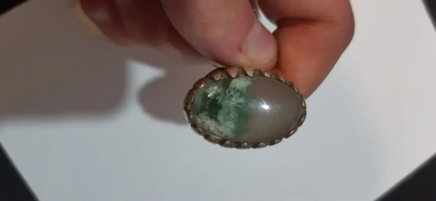 انگشتر نقره/مردانه/عقیق/شجر/دست ساز|جواهرات|باقرشهر, |دیوار