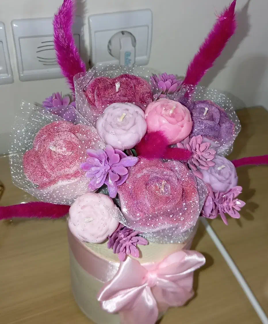 باکس گل شمعی|گل مصنوعی|ماهدشت, |دیوار