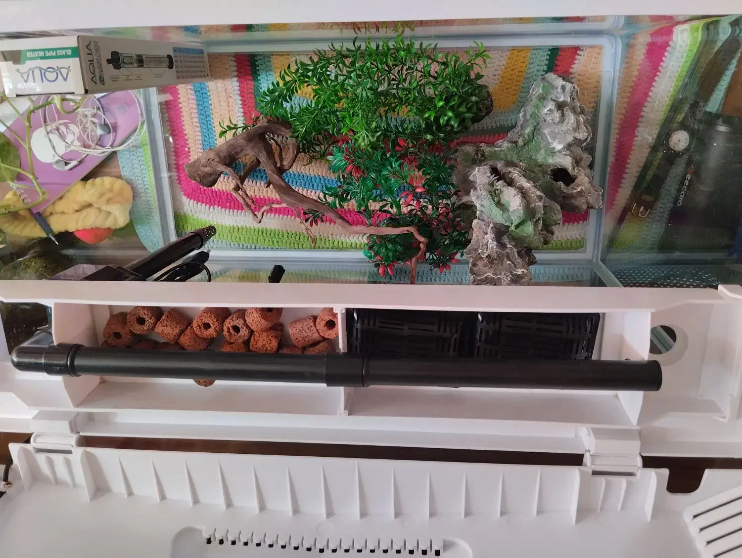 آکواریوم به همراه تمام لوازم|ماهی|یزد, |دیوار