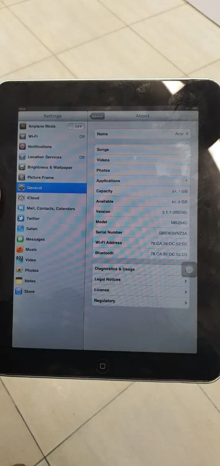 تبلت ایفون ۶۴ گیگ صفه ۱۰ اینچ|تبلت|مشهد, آیت الله خامنه‌ای|دیوار