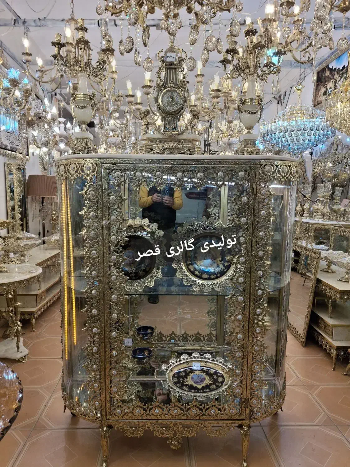 لوستر برنز|لوستر و چراغ آویز|خرم‌آباد, |دیوار