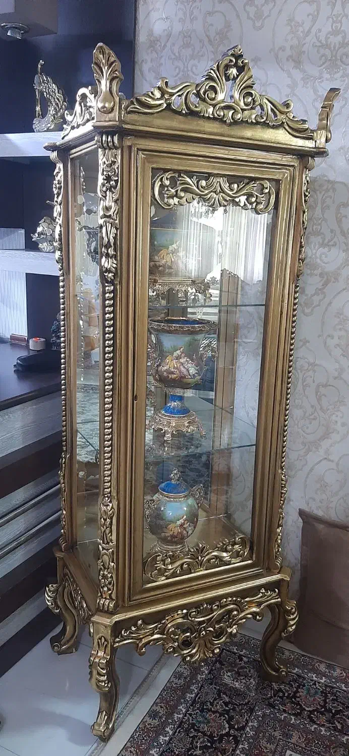 گنجه تمام چوب|بوفه، ویترین، کنسول|مشهد, تربیت (صدف)|دیوار