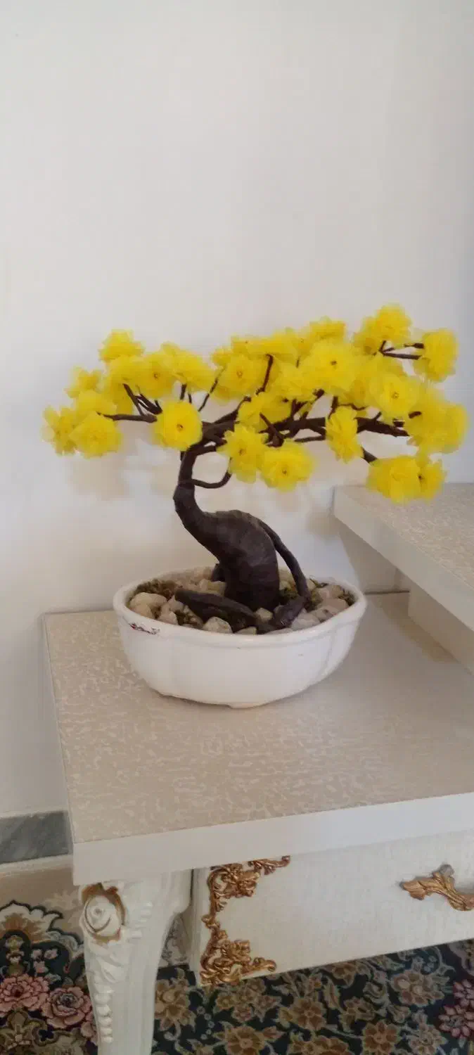 درختچه بونسای مصنوعی|گل مصنوعی|همدان, |دیوار