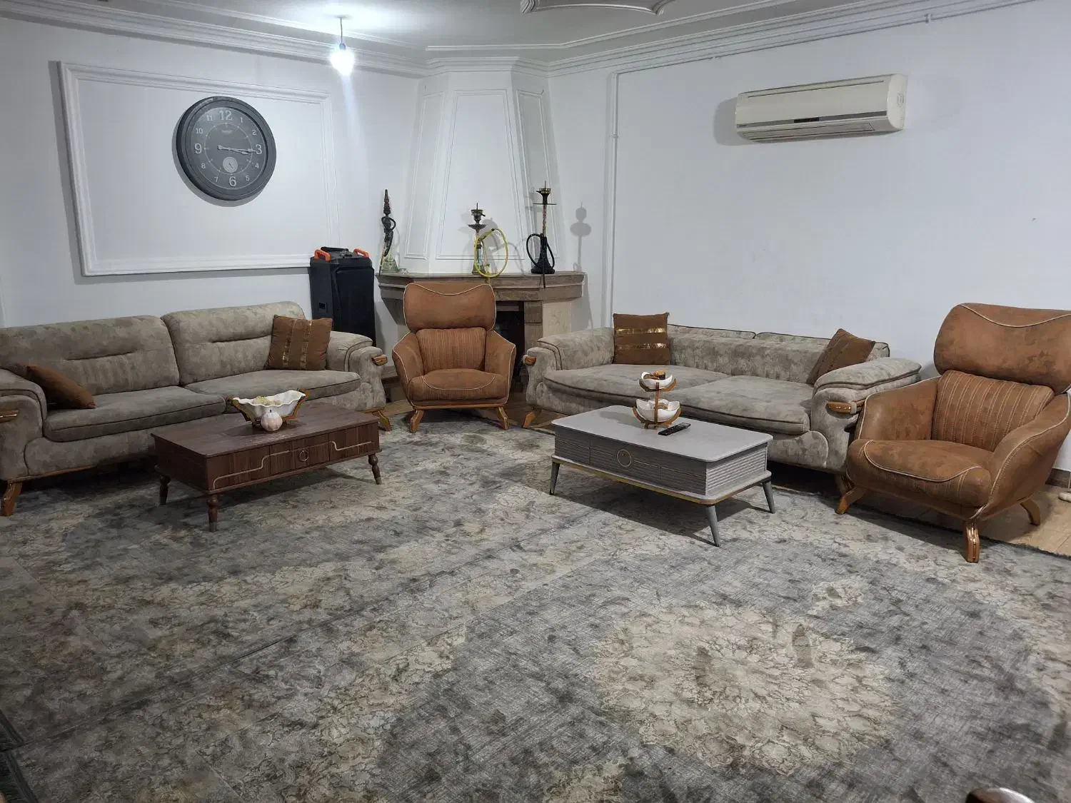 مبل ۸ نفره تخت خواب شو|مبلمان خانگی و میز عسلی|رشت, تازه آباد|دیوار