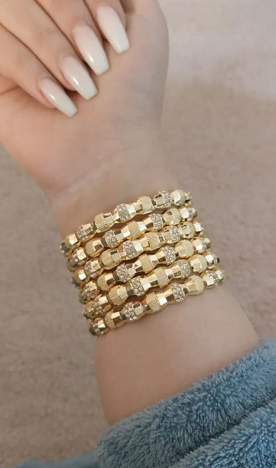 النگو اماراتی کپی طلا|بدلیجات|قم, باغ شریفی|دیوار