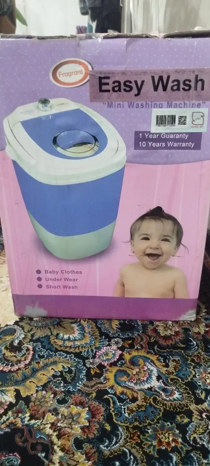 فروش مینی واش۲کیلوییew|ماشین لباسشویی و خشک‌کن لباس|ابریشم, |دیوار