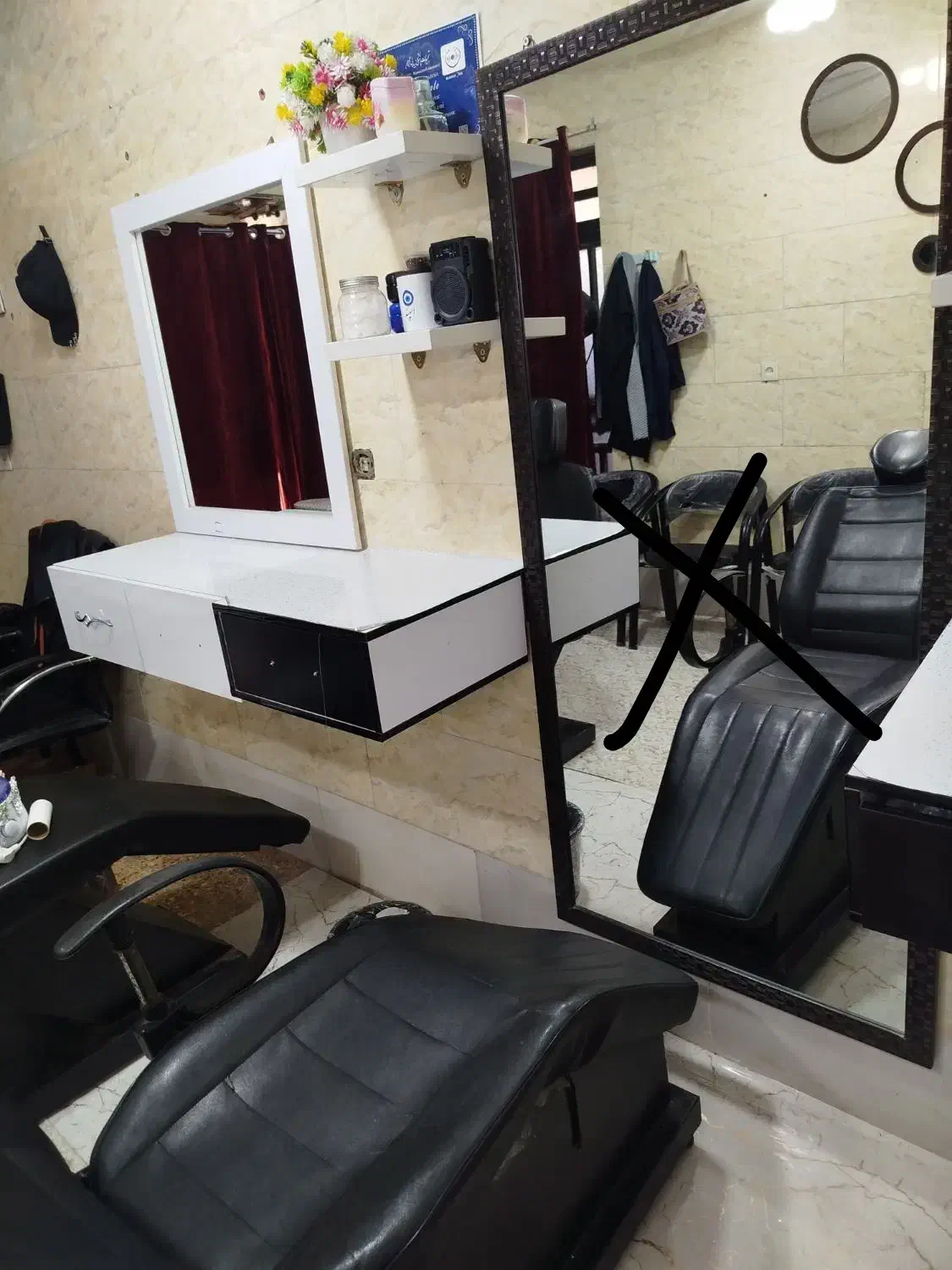 دکور سالن|آرایشگاه و سالن‌های زیبایی|اهواز, کارون|دیوار