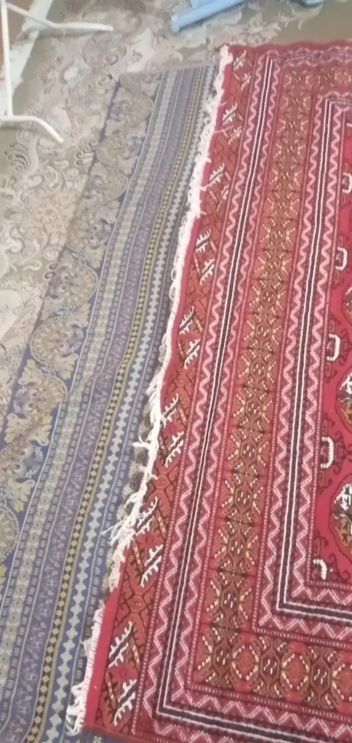 گلیم فرش طرح ترکمنی|گلیم، جاجیم، گبه|فاضل آباد, |دیوار