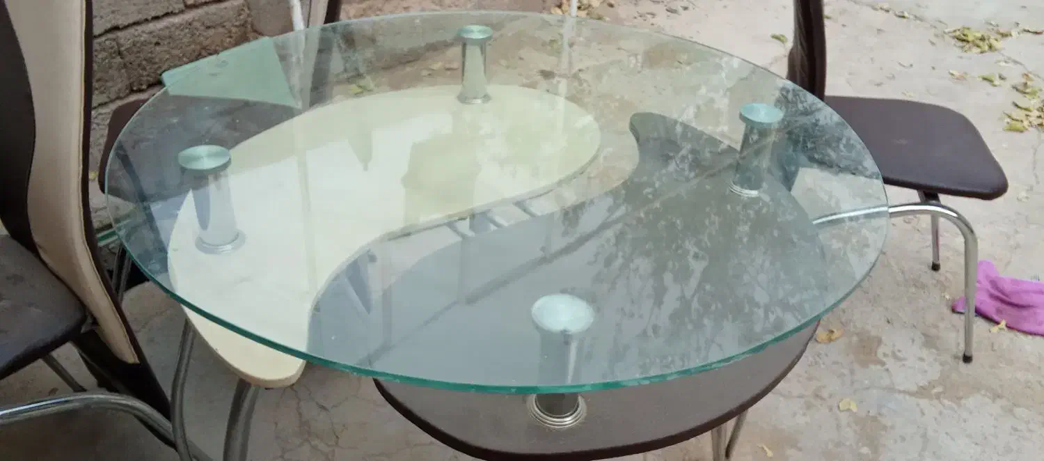 میزو صندلی در حد نو|میز و صندلی غذاخوری|قروه, |دیوار