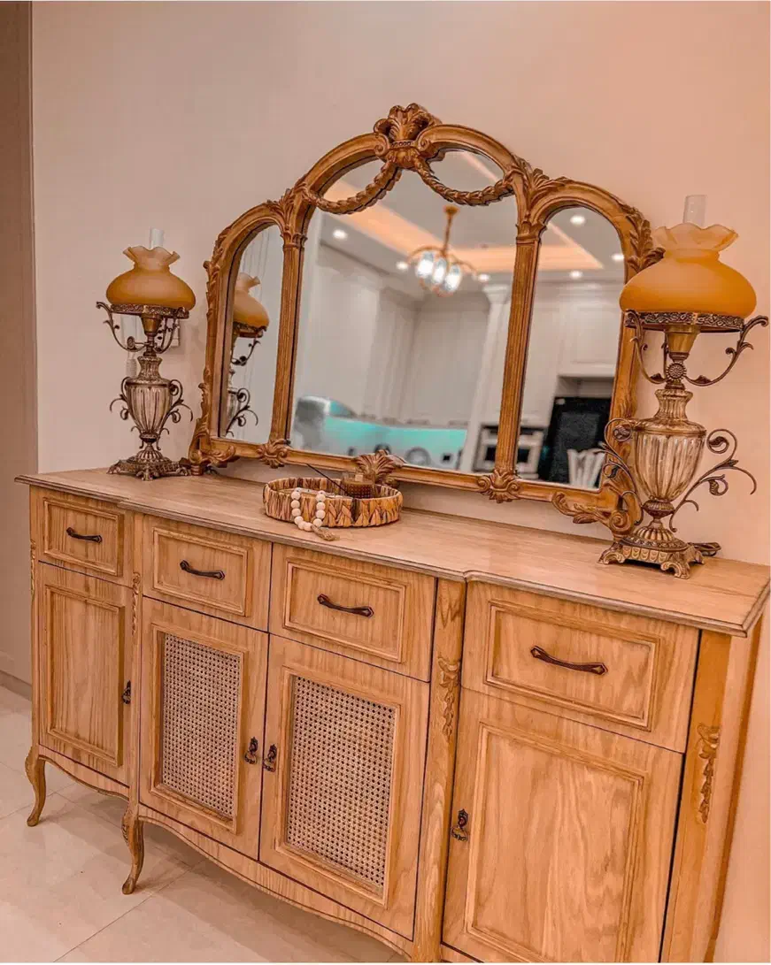 کنسول و اینه حصیری|بوفه، ویترین، کنسول|تهران, قنات‌کوثر|دیوار