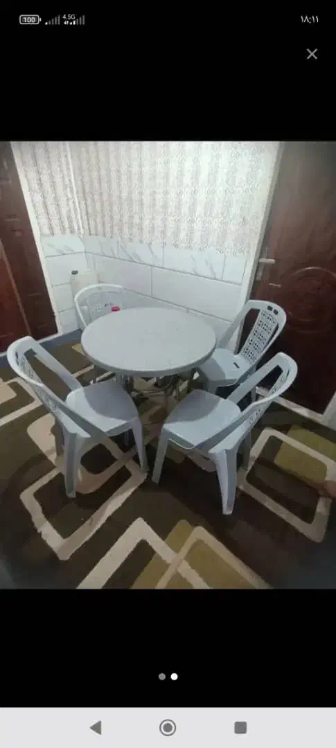 میز صندلی پلاستیک|میز و صندلی غذاخوری|زرند, |دیوار