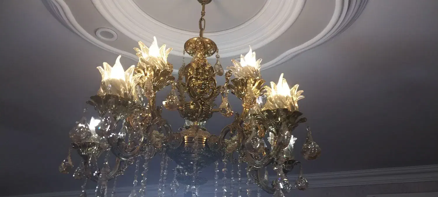 لوستر دو عدد|لوستر و چراغ آویز|خوی, |دیوار