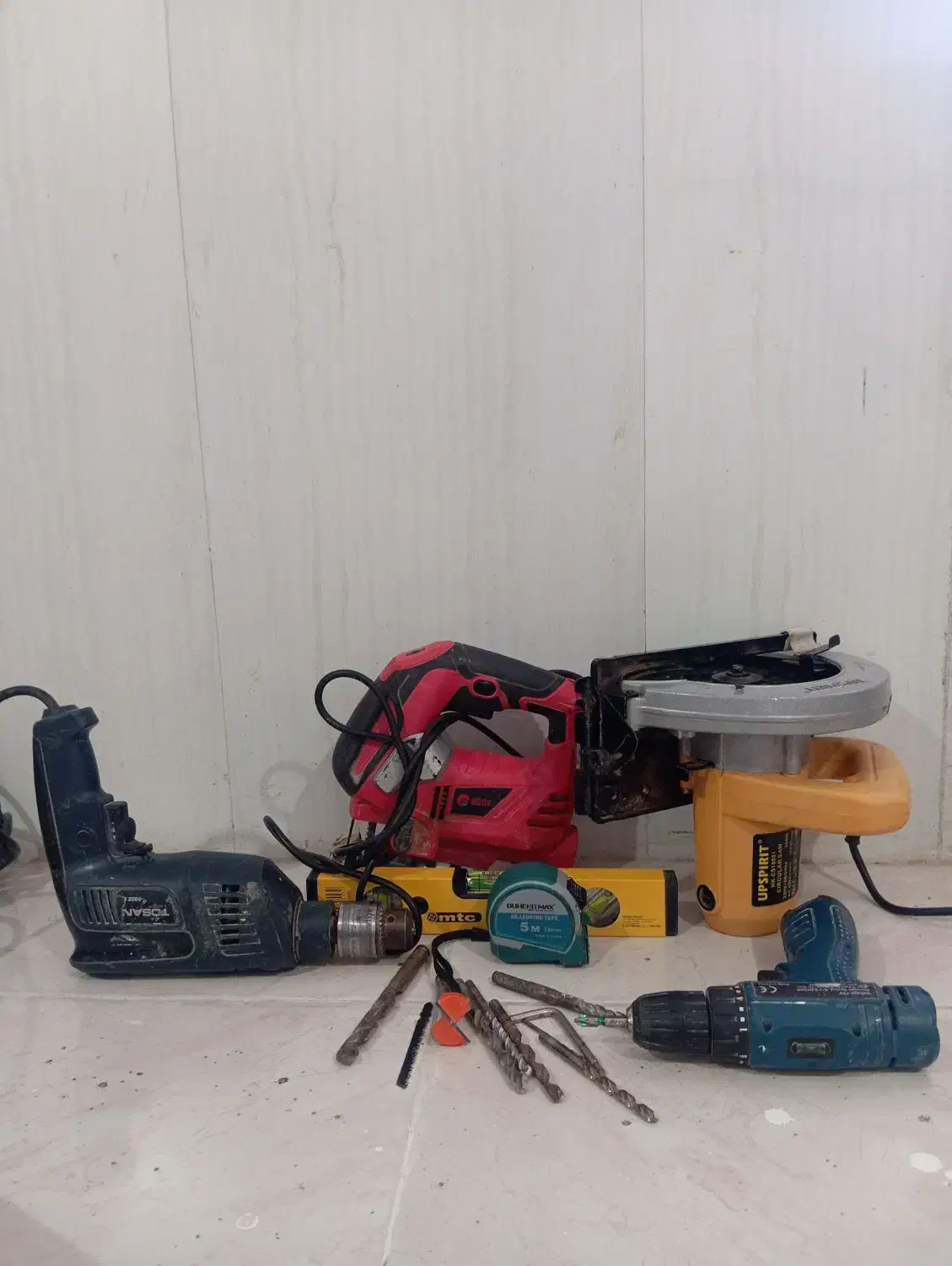 اره دریل شارژی عمود بر دیسکی اره سینی مته|ابزارآلات|درگهان, |دیوار