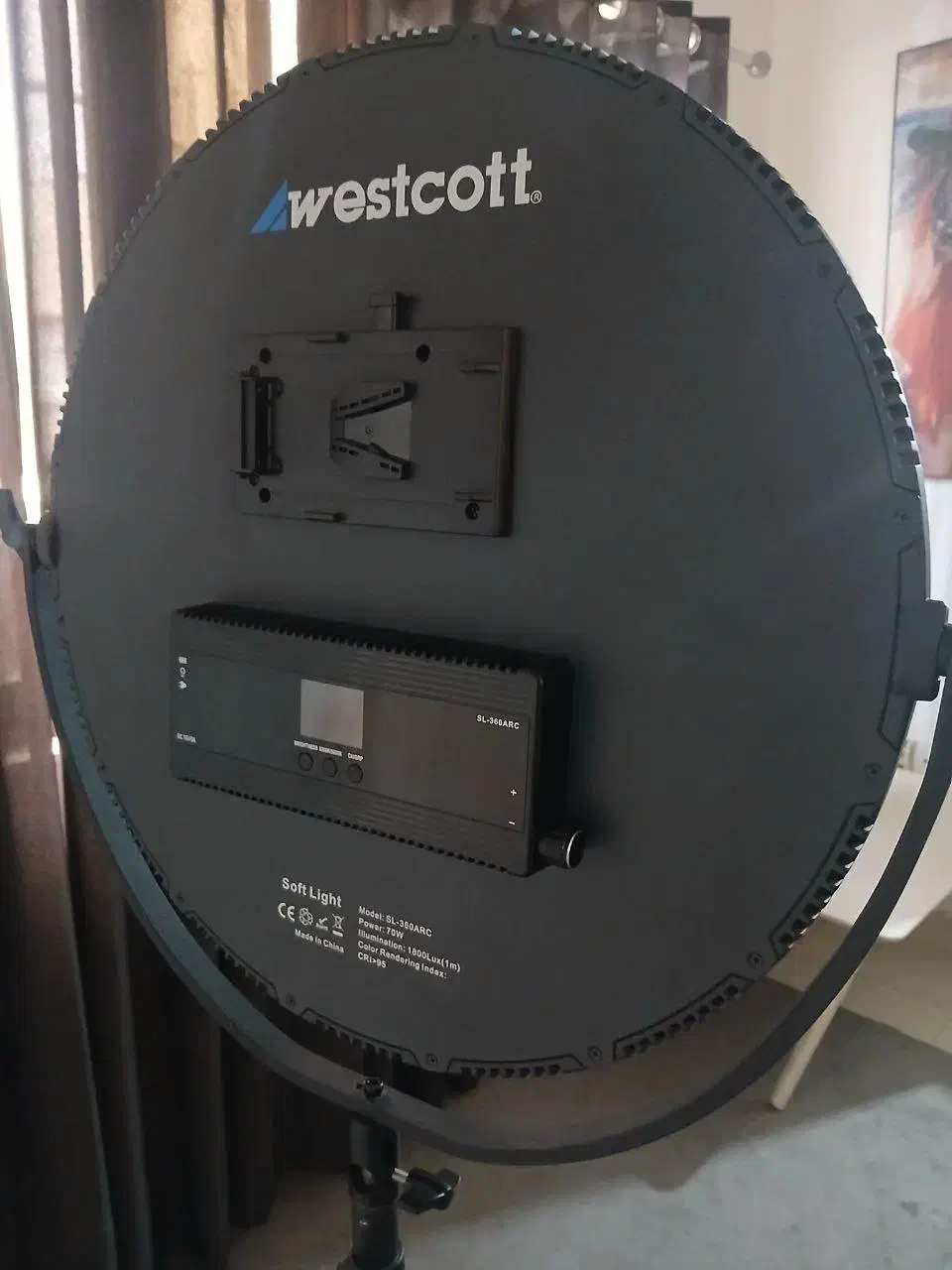 نور ثابت ال‌ای‌دی حرفه‌ای Westcott SL-360ARC|دوربین عکاسی و فیلم‌برداری|گرگان, |دیوار