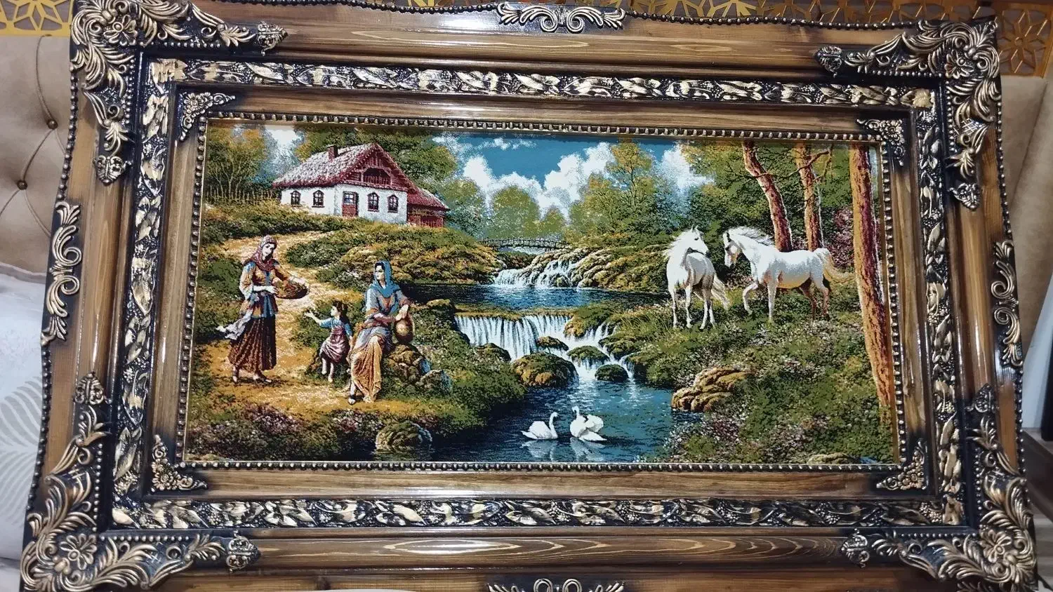 تابلو فرش ماشینی|تابلو فرش|بانه, |دیوار