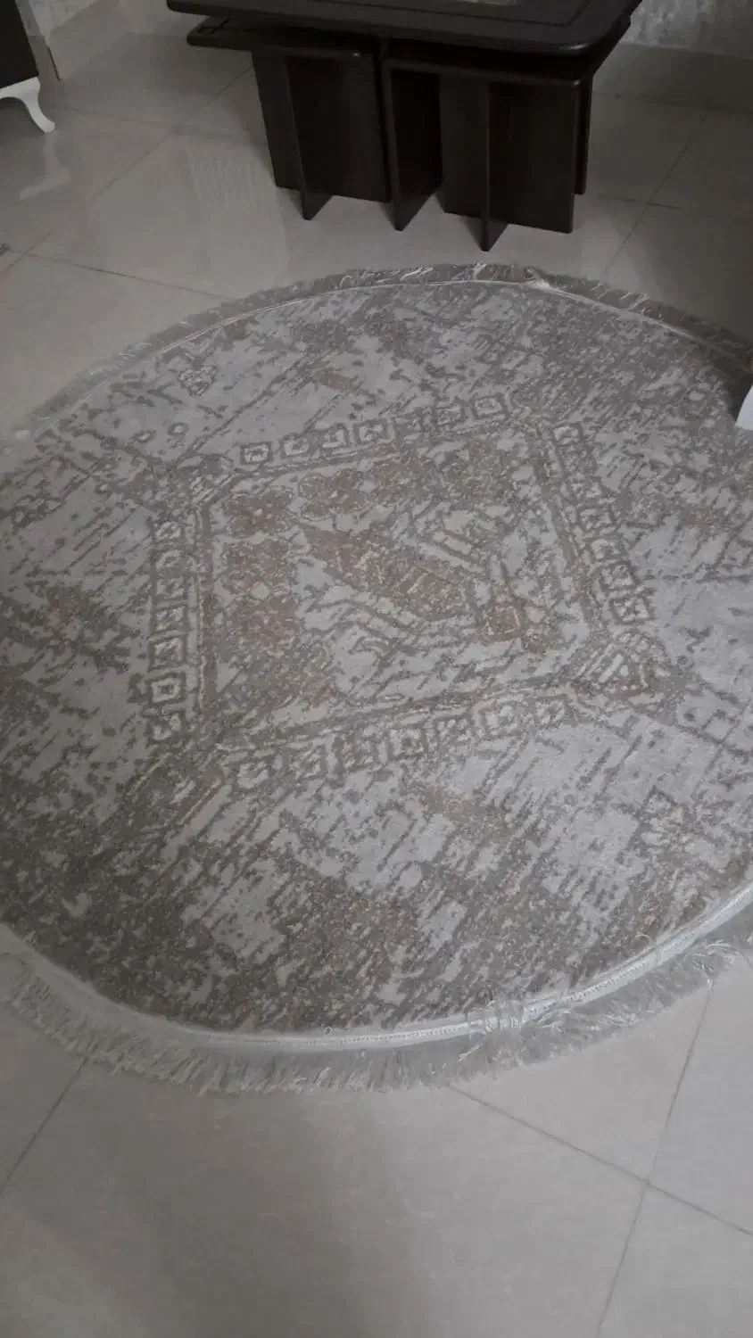 فرش دایره در حد نو|فرش|میانه, |دیوار