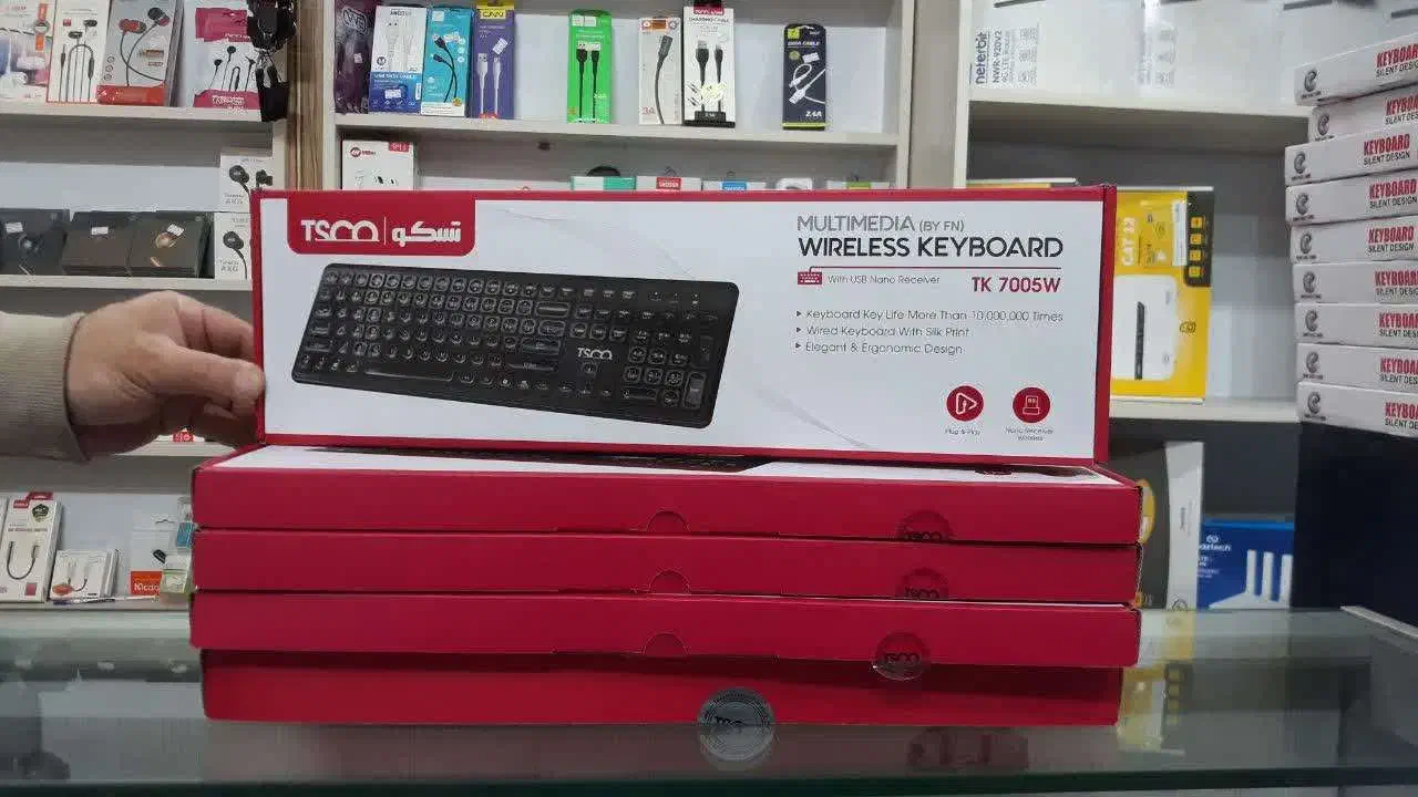 کیبورد باسیم و بی سیم باکیفیت1 سال گارانتی|قطعات و لوازم جانبی رایانه|کرج, بنیاد|دیوار