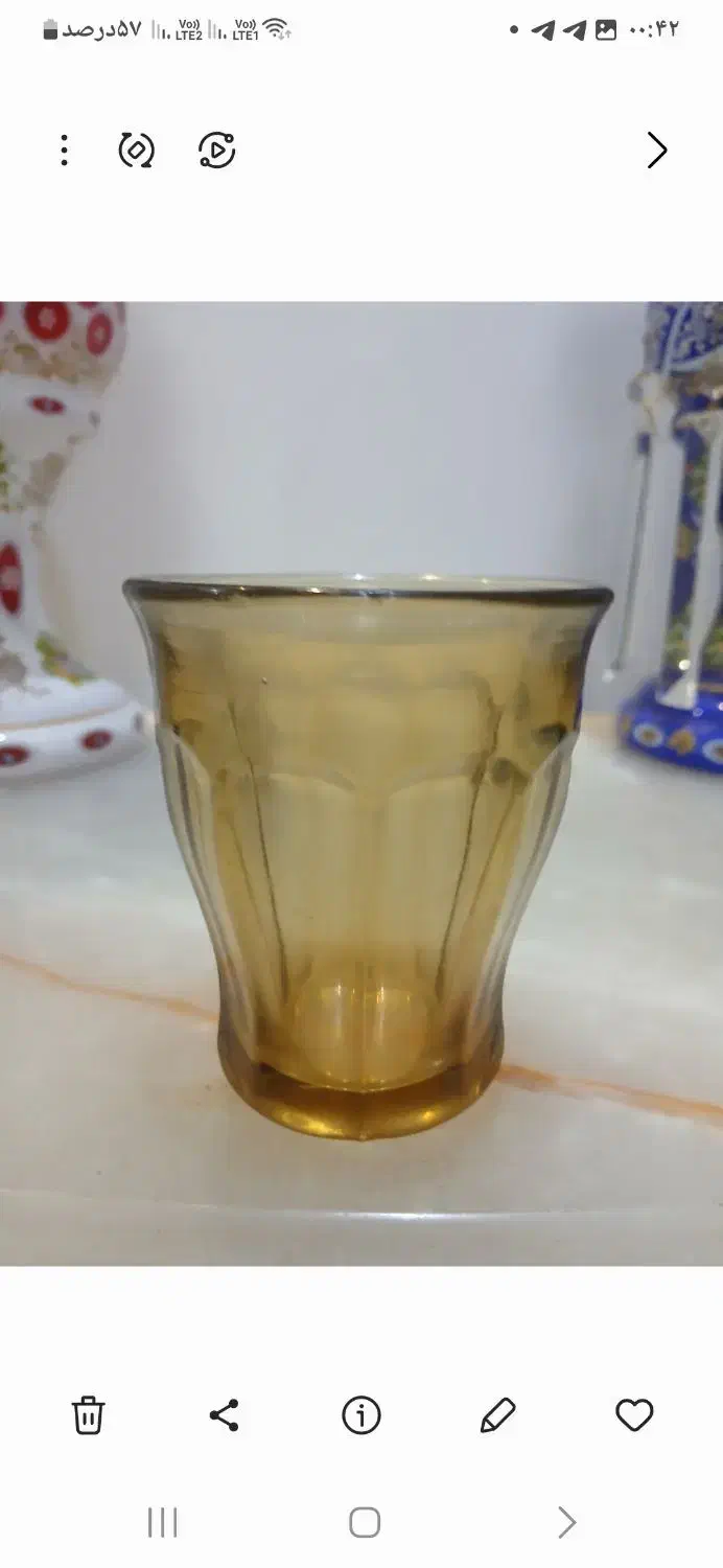 دو لیوان روسی آبی و شکلاتی مارک دار|کلکسیون اشیاء عتیقه|تهران, آرارات|دیوار