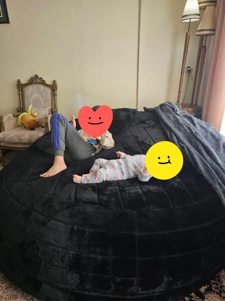 تخت برند limesacبین بگ ،سایز ۱۸۰×۱۰۰ برند limesac|تخت و سرویس خواب|خرمآباد, |دیوار